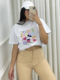 OVERSIZED MICKY WHITE